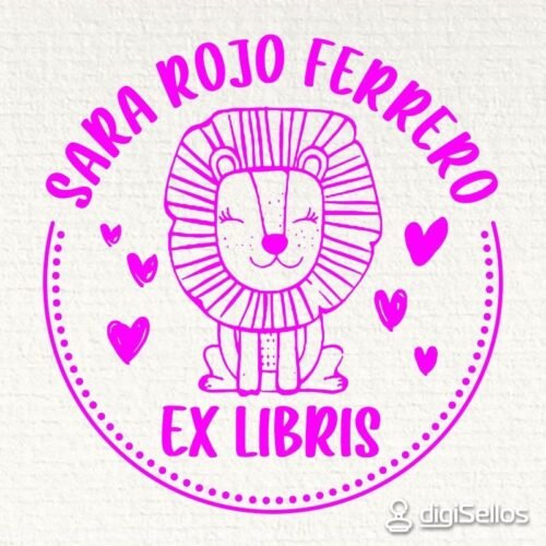 ex-libris-leona Sello ex libris leona