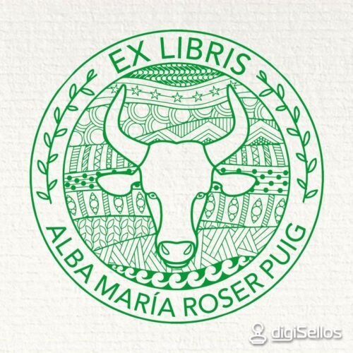 ex-libris-tauro Sello ex libris Tauro